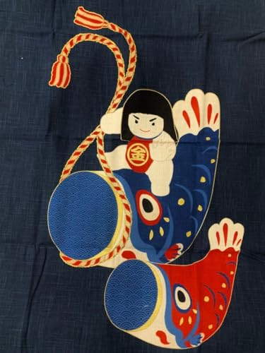 現品限り 希少　太郎鯉 鯉のぼり 赤/黄5m 目シール　木綿 新品 昭和レトロ こいのぼり 現品限り 希少 太郎鯉 鯉のぼり 赤/黄5m 目シール 木綿